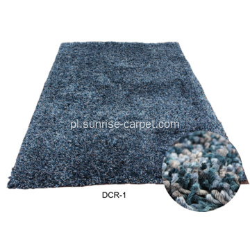 Miękki Polyester Shaggy Carpet Plain Color